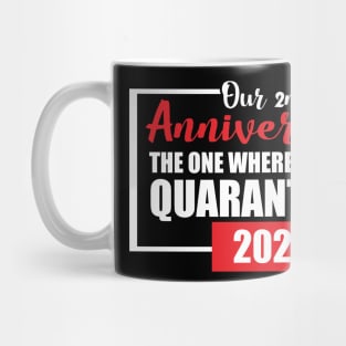 2nd anniversary quarantined 2021 Mug